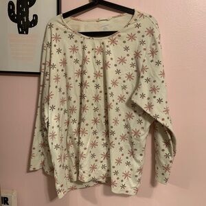 LandsEnd | snowflake long sleeve